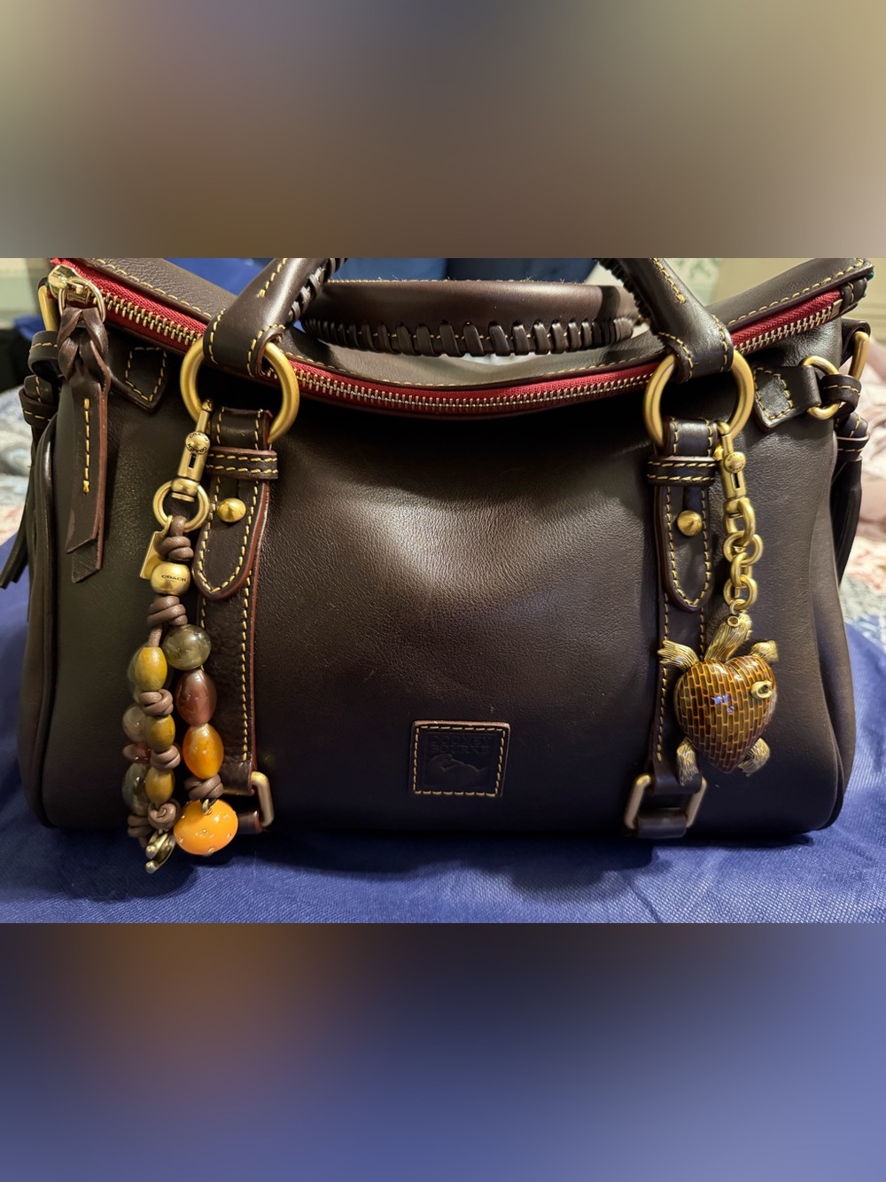 Florentine Large Satchel with charms - Tmoro